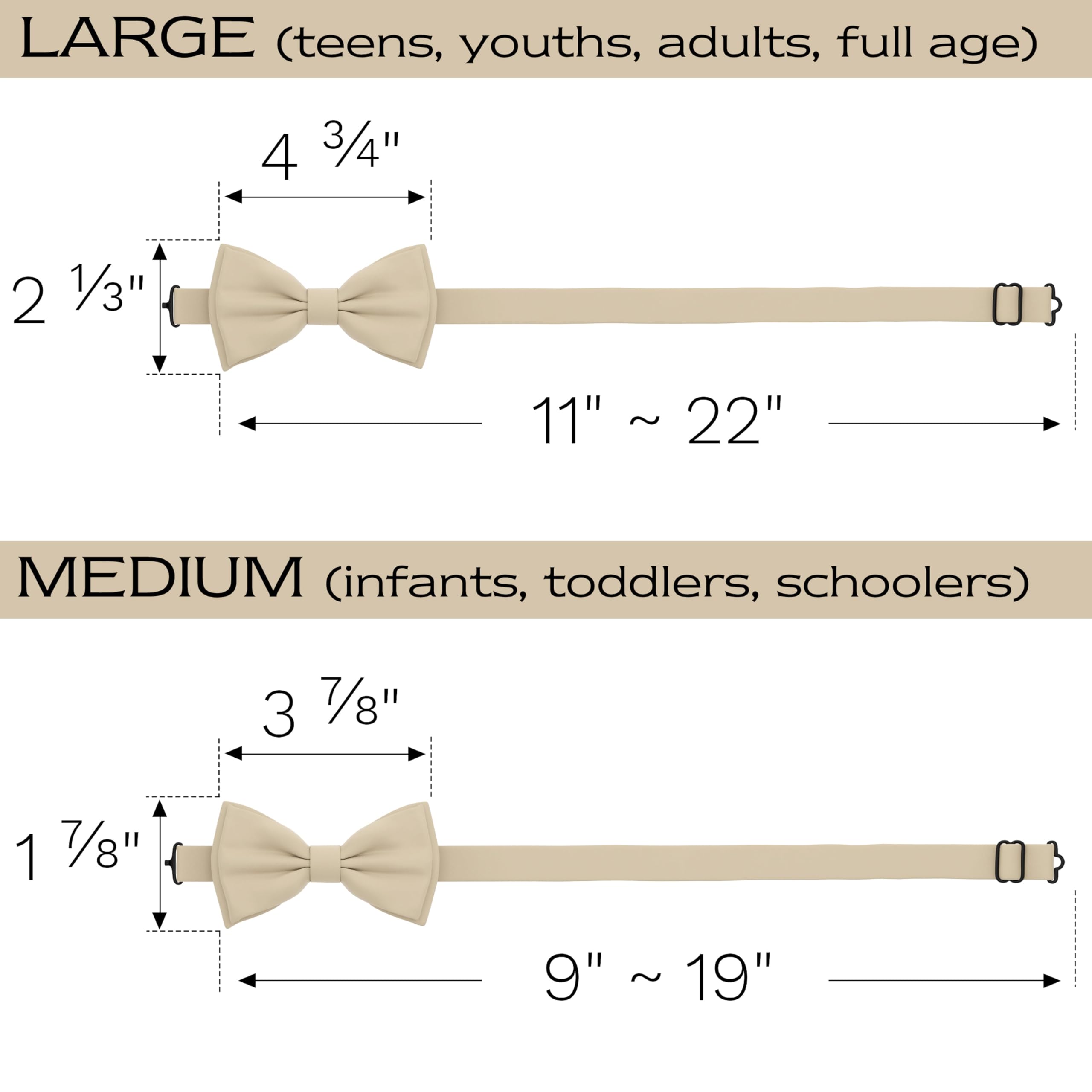 Adam Young Men's Bow Ties with Handkerchief Pre-Tied Style Formal Satin Classic Bowtie for Tuxedo Faux Silk - Image 5