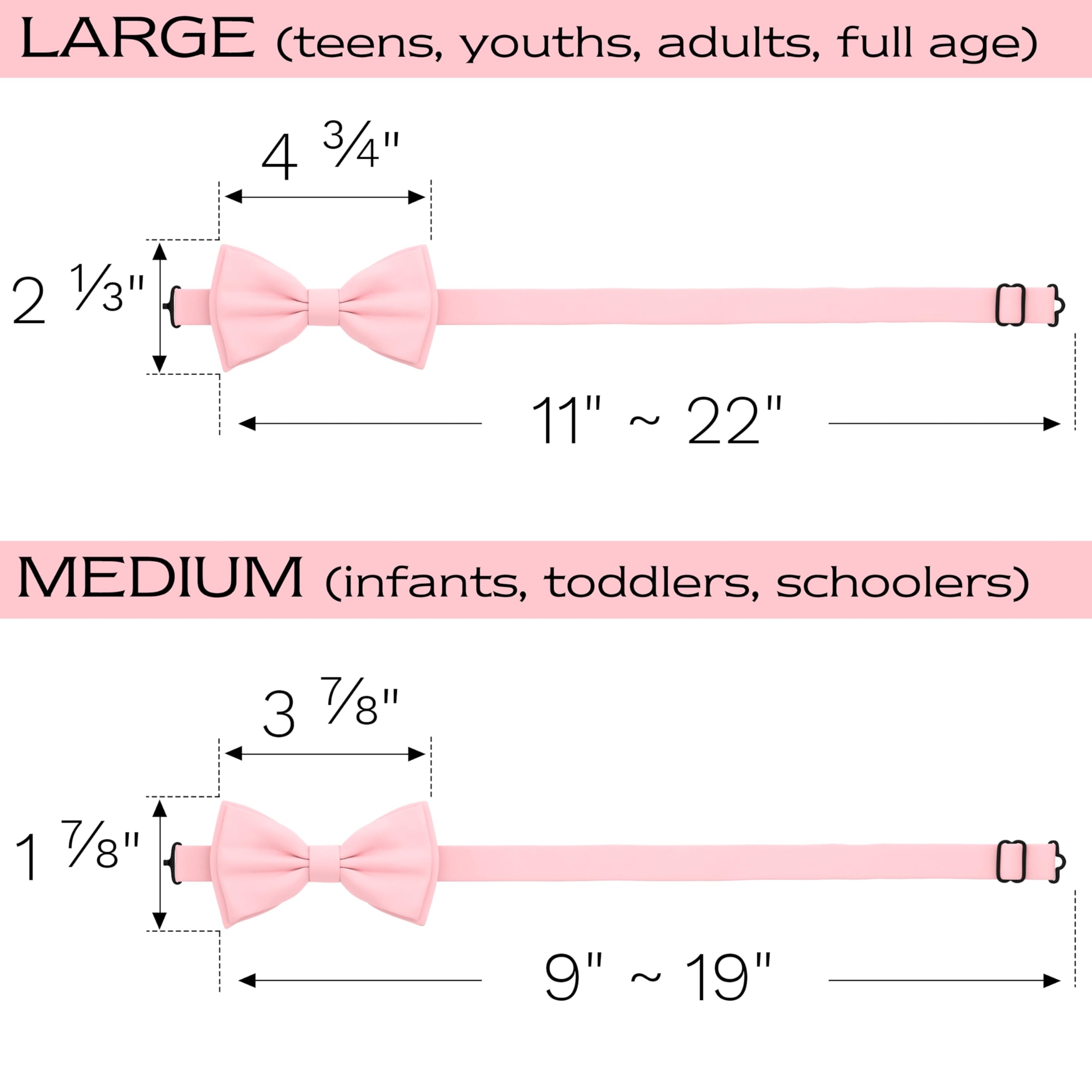 Adam Young Men's Bow Ties with Handkerchief Pre-Tied Style Formal Satin Classic Bowtie for Tuxedo Faux Silk - Image 5