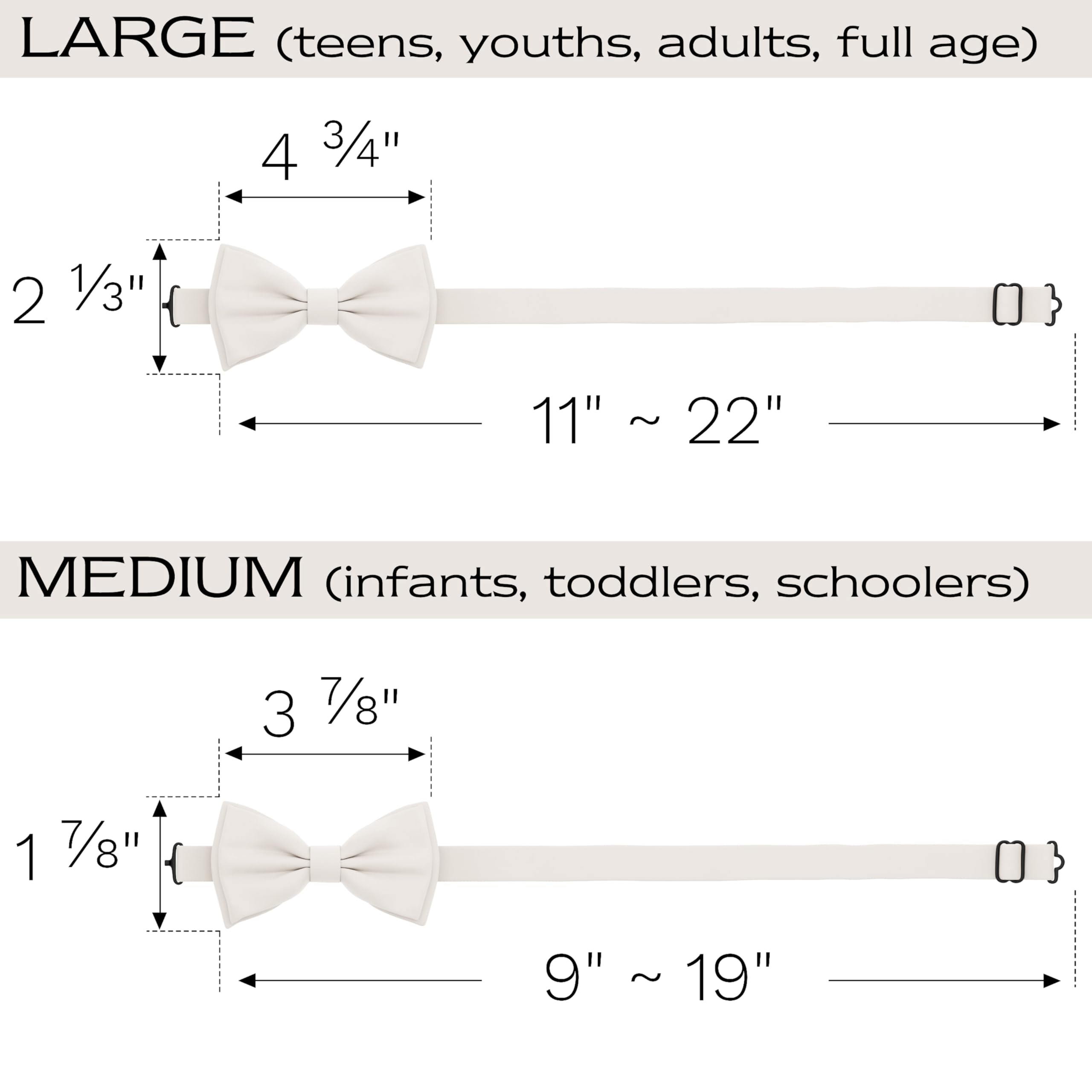 Adam Young Men's Bow Ties Pre-Tied Style Formal Satin Classic Bowtie for Tuxedo Faux Silk - Image 5